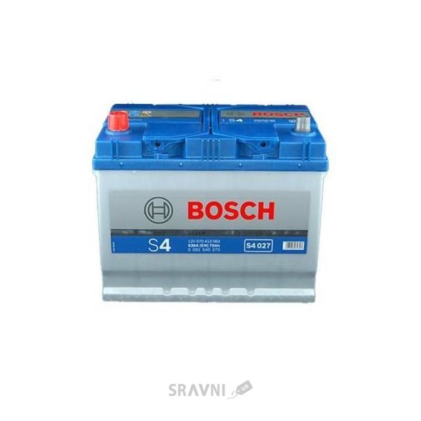 Акумуляторні батареї Автомобильный аккумулятор Bosch 6CT-70 Аз S4 Silver (S40 270)