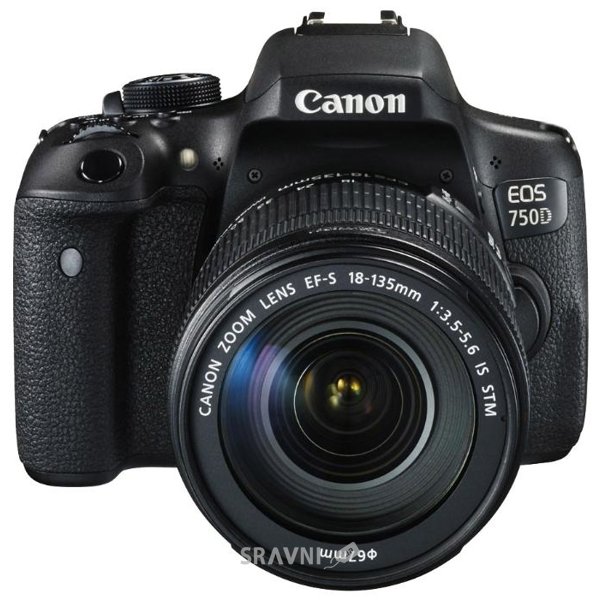 Цифрові фотоапарати Цифровой фотоаппарат Canon EOS 750D Kit