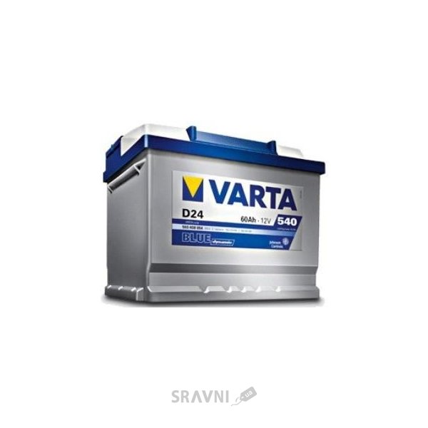 Акумуляторні батареї Автомобильный аккумулятор Varta 6СТ-60 BLUE dynamic (D59)
